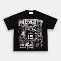 DAK PRESCOTT TEE- Vintage baseball Graphic T-Shirt PGA Masters The Open Golf Casual Classic Cotton Fabric Menswear Top...