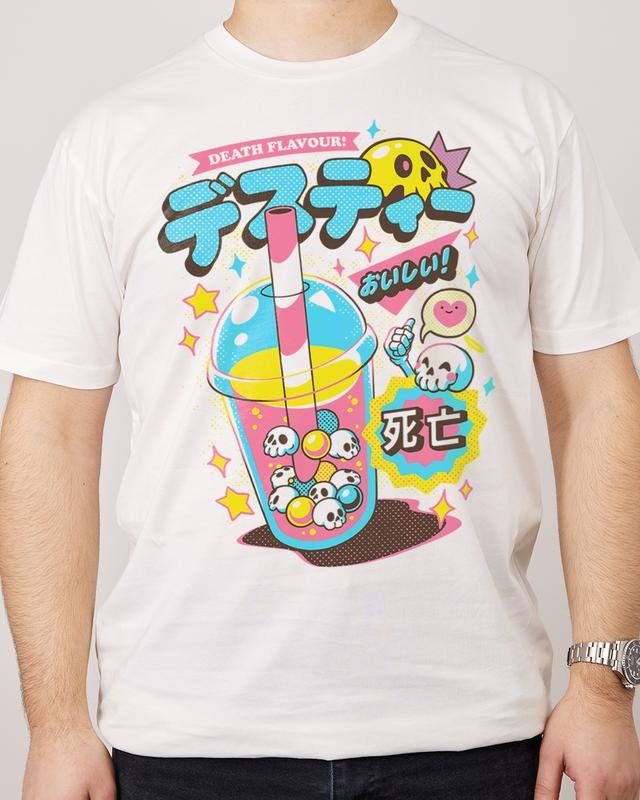 DEATH TEA T-SHIRT, Men Summer Fashion Cotton, Cotton Menswear, S to 3XL Soft Top Hoodie, Sweatshirt | RetroVerseTees.com