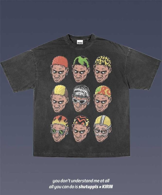 DENNIS RODMAN 7.8 TEE | VINTAGE TEE GRAPHIC T-SHIRT SWEATSHIRT HOODIE | SPORT TEE | GIFT FOR FAN | RetroVerseTees.com