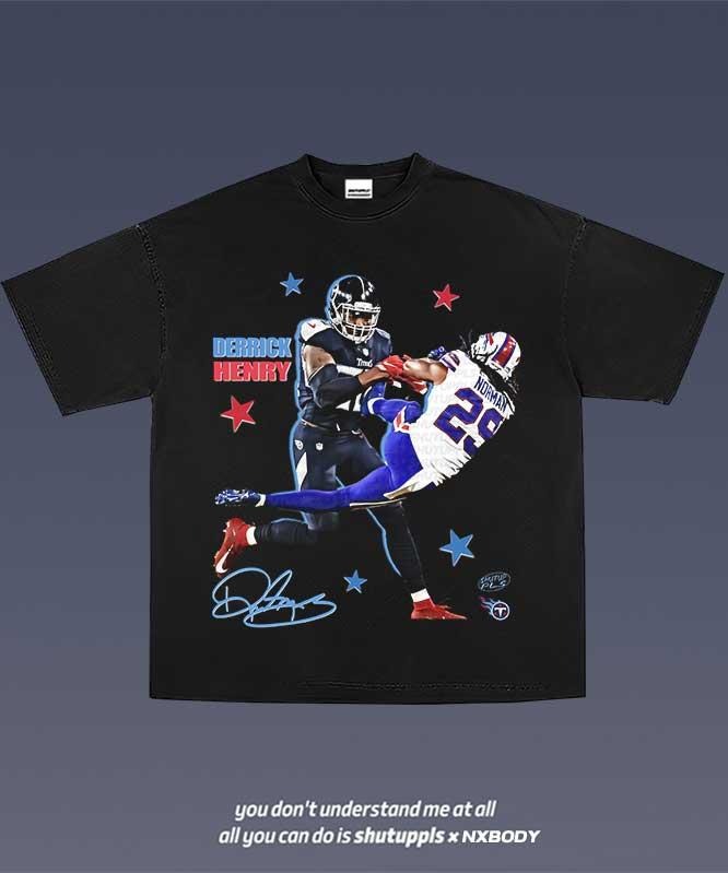 DERRICK HENRY 1.3  VINTAGE TEE | MEN'S GRAPHIC T-SHIRT SWEATSHIRT HOODIE | GIFT FOR FAN | RetroVerseTees.com