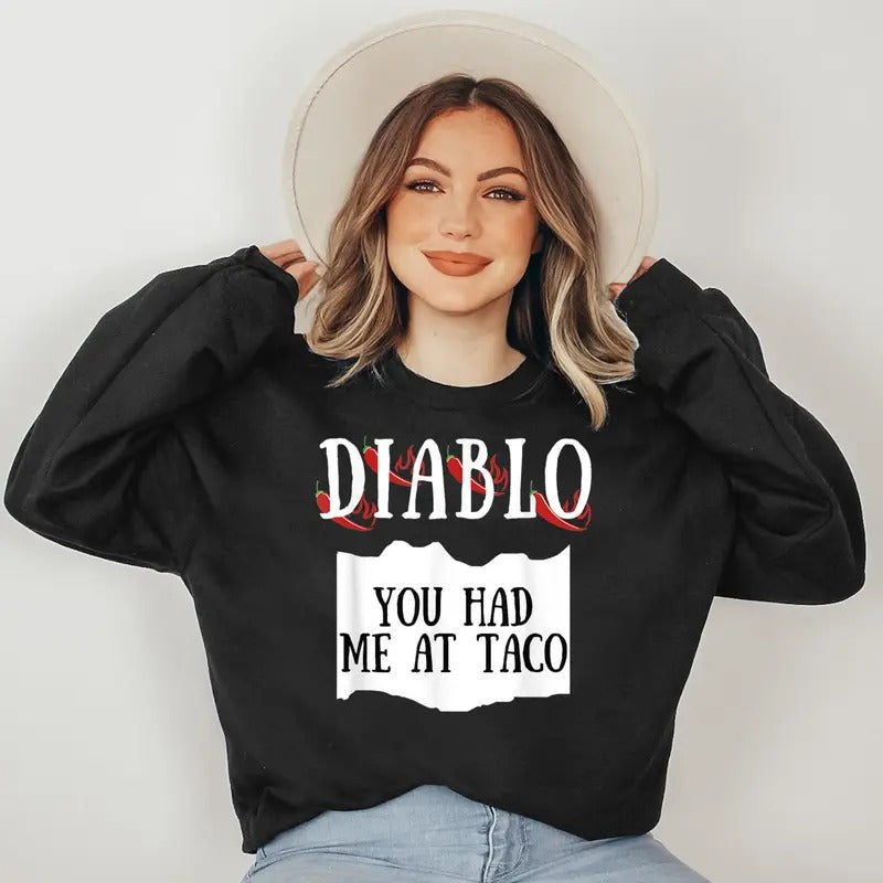 DIABLO - Hot Sauce Packet Group Costume Sweatshirt T-Shirts, Hoodie | RetroVerseTees.com