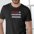 DIRECTOR OF GASLIGHTING OPERATIONS T Shirt, Unisex Cotton, funny T Hoodie, Sweatshirt | RetroVerseTees.com