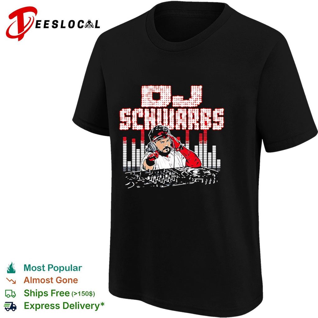 DJ Schwarbs Kyle Schwarber Philadelphia Phillies DJ shirt