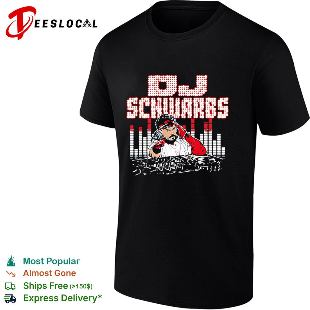 DJ Schwarbs Kyle Schwarber Philadelphia Phillies DJ shirt