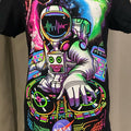 DJ T-shirt Cotton Black Hoodie, Sweatshirt | RetroVerseTees.com