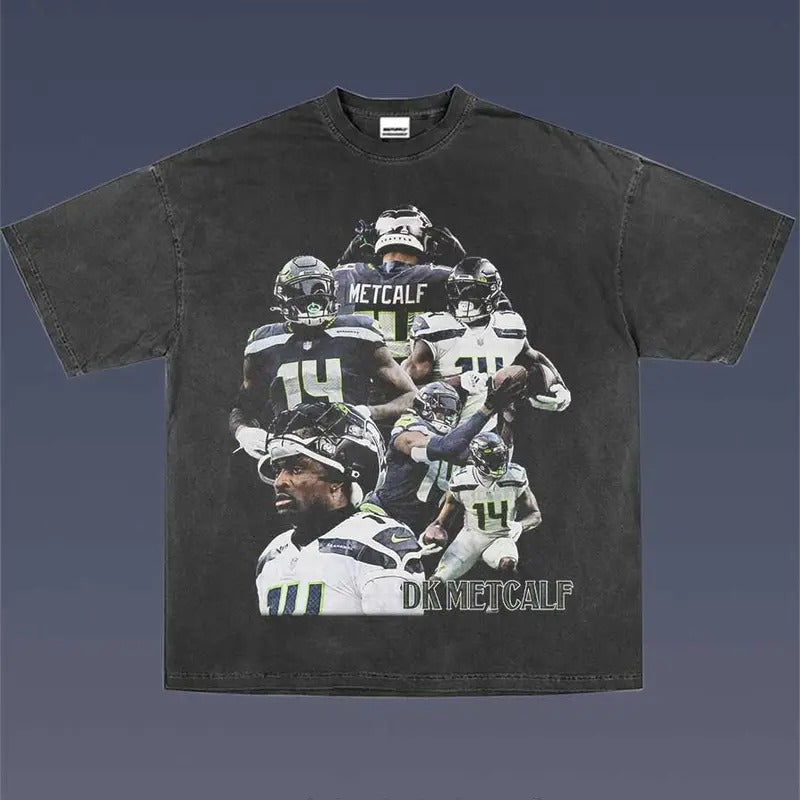 DK Metcalf 1.2 Tee - Soft and Comfortable Shirt - Unisex - Graphic T-Shirt Hoodie, Sweatshirt | RetroVerseTees.com