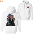DRG Trummp 47 Iron Throne Hoodie, Patriotic Graphic Sweatshirt, Unisex Hoodie for Trummp Supporters T-Shirts
