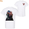 DRG Trummp 47 Iron Throne T-Shirt, Patriotic Graphic Tee, Unisex Casual Top for Trummp Supporters Hoodie, Sweatshirt