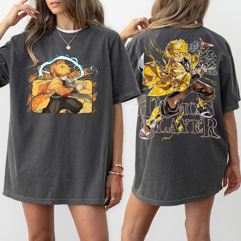 DS Thunder Breathing Tshirt Crewneck Hoodie, Anime Lover Gift Sweatshirt | RetroVerseTees.com