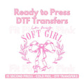 DTF Shirt Transfer - In My Soft Girl Era 10.5" w x 10.7" h Hoodie, Sweatshirt | RetroVerseTees.com