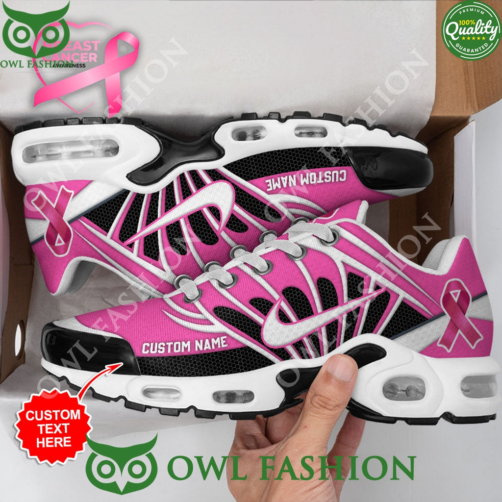 Personalized Breast Cancer Awareness Pink Air Max Shoes