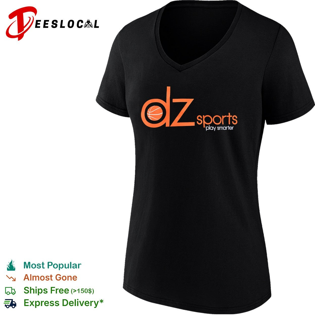 DZ Sports Play Smarter basketball shirt