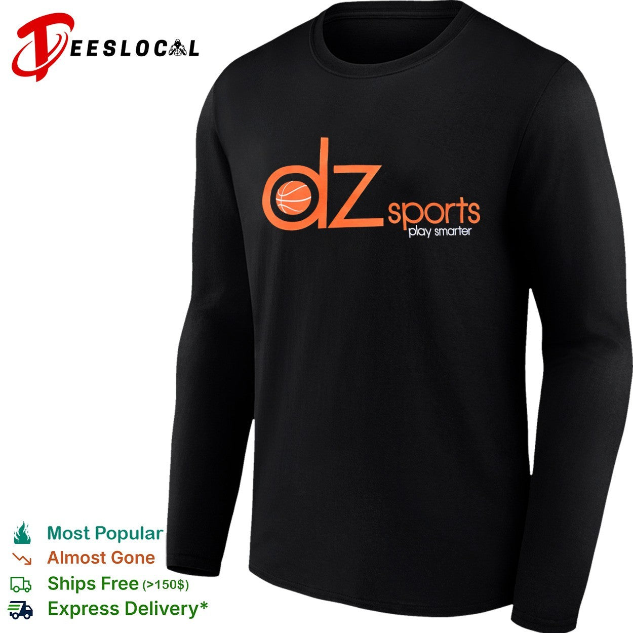 DZ Sports Play Smarter basketball shirt