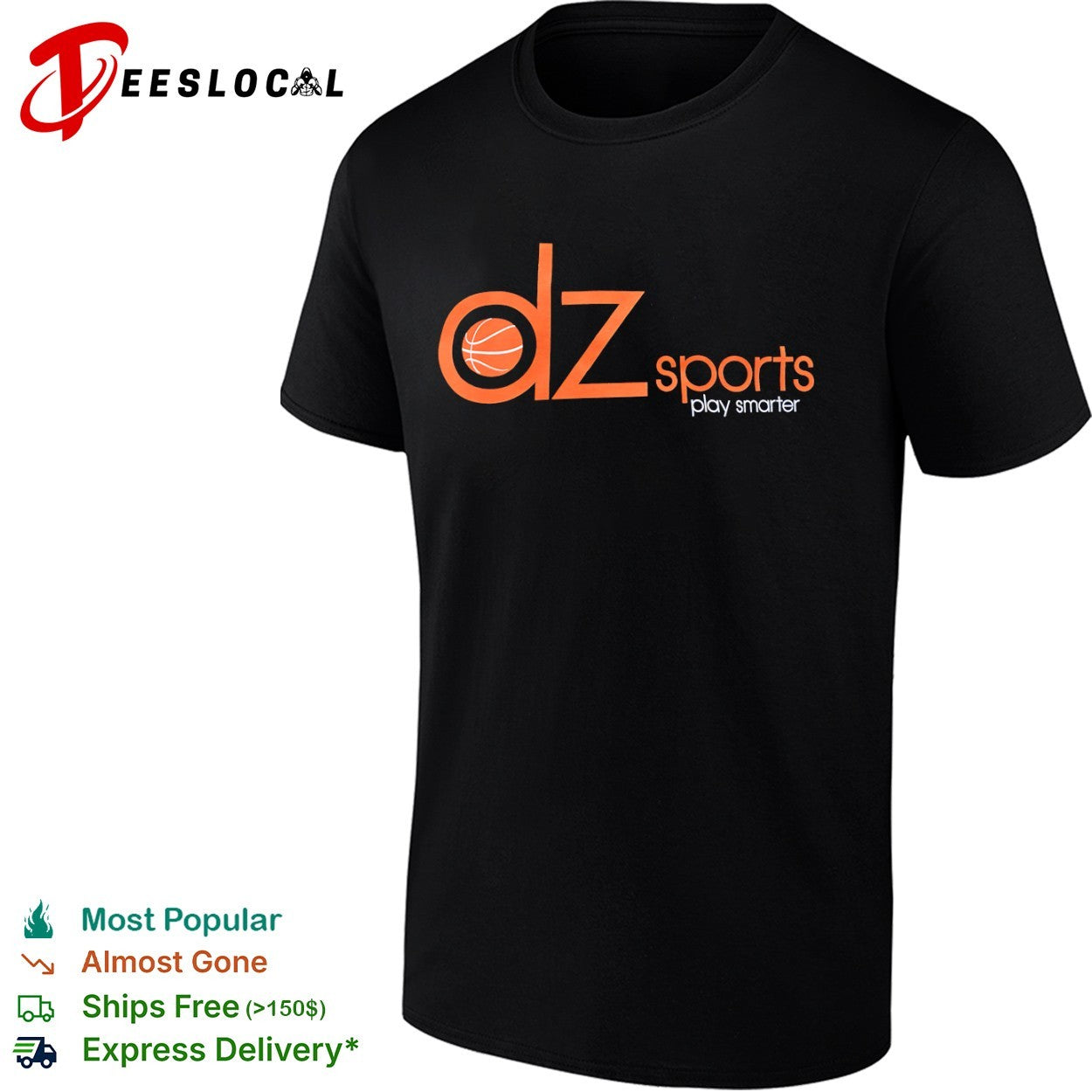 DZ Sports Play Smarter basketball shirt