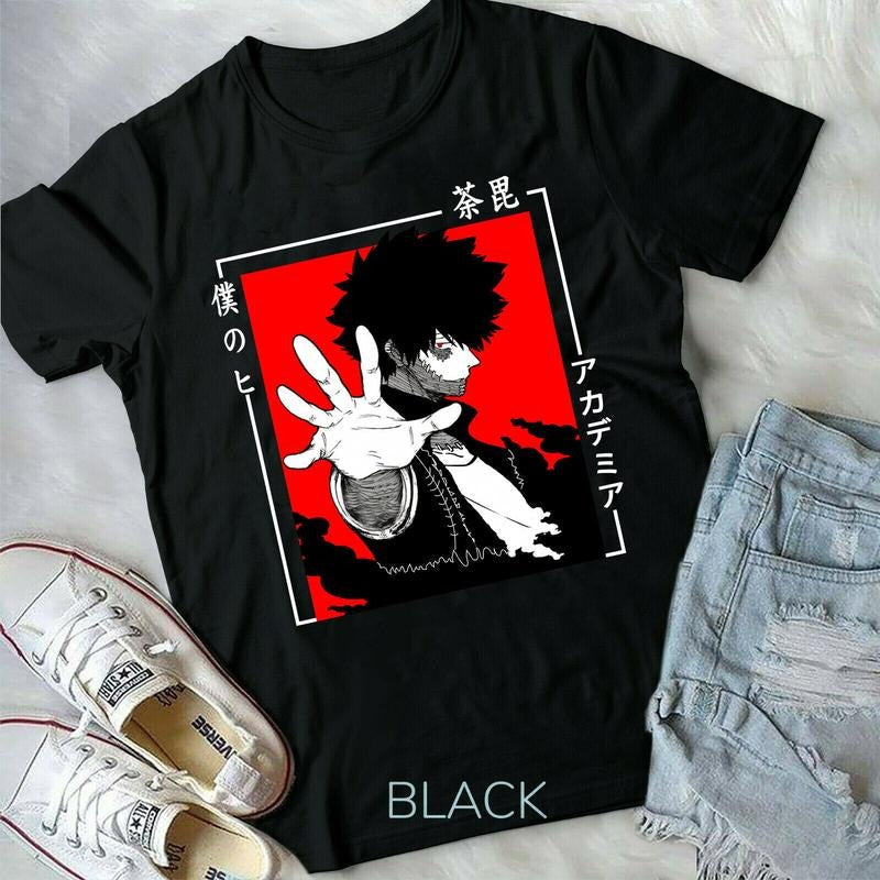 Dabi Unisex T-Shirt S-4XL My Hero Academia Anime Tee Boku No Hero Academia Shirt Anime Hoodie, Sweatshirt