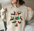 Dachshund Christmas Sweatshirt, Dachshund Xmas Sweater, Christmas Dog Shirt, Xmas Dachshund Tee, Christmas Gift For Dog...