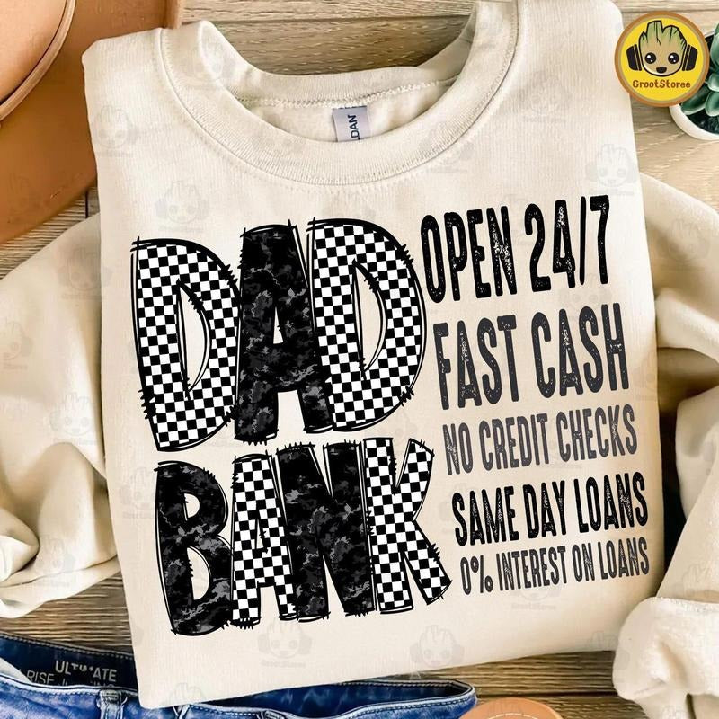 Dad Bank Shirt, Bank of Dad Shirt, Father's Day Shirt, Funny Dad Shirt, Fatherhood Shirt, Dad Life Shirt, Dad Shirt ,...