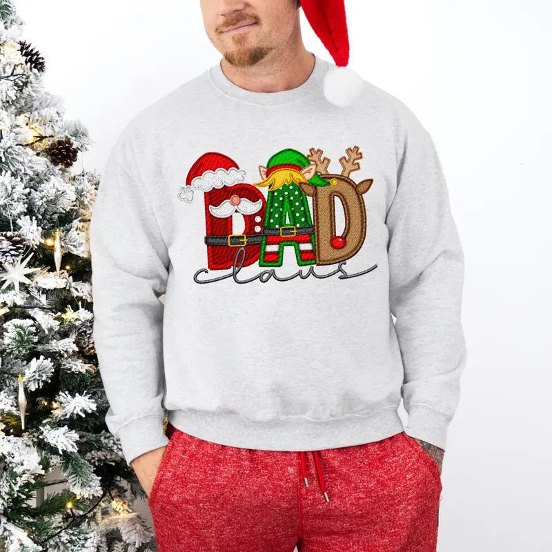 Dad Claus Unisex Sweatshirt T-Shirts, Hoodie | RetroVerseTees.com