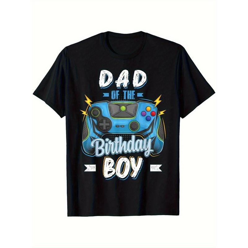 Dad FOG TNF Birthday Boy Game Controller Graphic T-Shirt