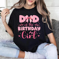 Dad FOG TNF Birthday Girl Family Pink Coquette Bow T-Shirt Hoodie, Sweatshirt | RetroVerseTees.com