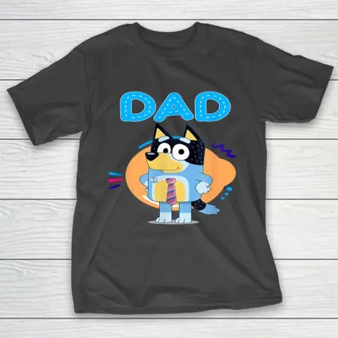 Dad Family Blueys Blueys love Dad T-Shirt Hoodie, Sweatshirt | RetroVerseTees.com