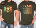 Dad Make It All Happen Shirt, Fatherhood Tour Shirt, Trendy Front And Back Shirt, Some Days I Rock It Shirt, Father's Day...
