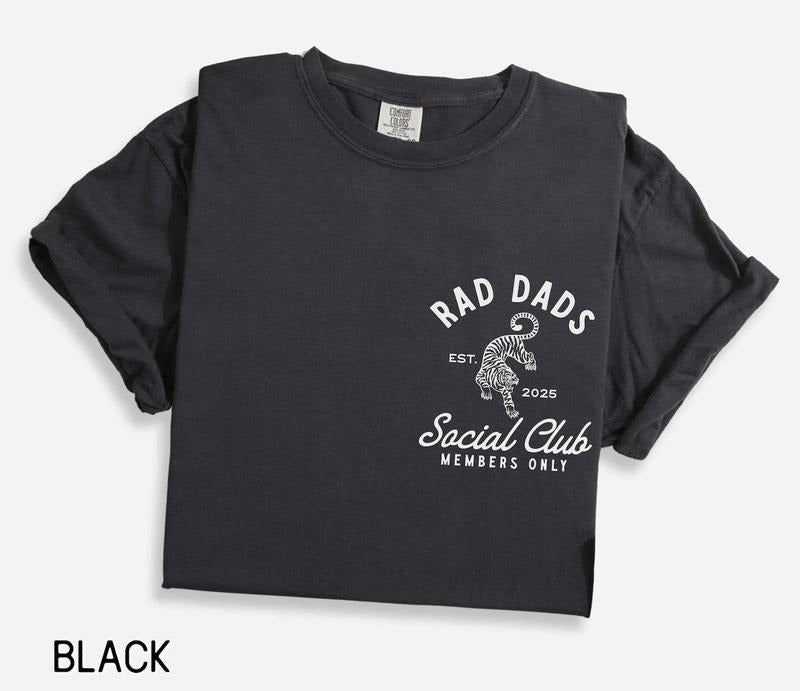 Dad Shirt Rad Dad Social Club Shirt Comfort Colors First Father's Day Gift Vintage Inspired Dad Shirt New Dad Gift...