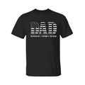 Dad The Protector Hero Legend American Flag Dad Father's Day T-Shirt, Men's Cross Graphic Tee, 2025 Casual Summer Outfit,...