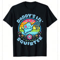 Daddy'WB shield Lil' Squirter Inappropriate Funny Embarrassing Women Lightsaber brand-Shirt, Oversized Short Sleeve...