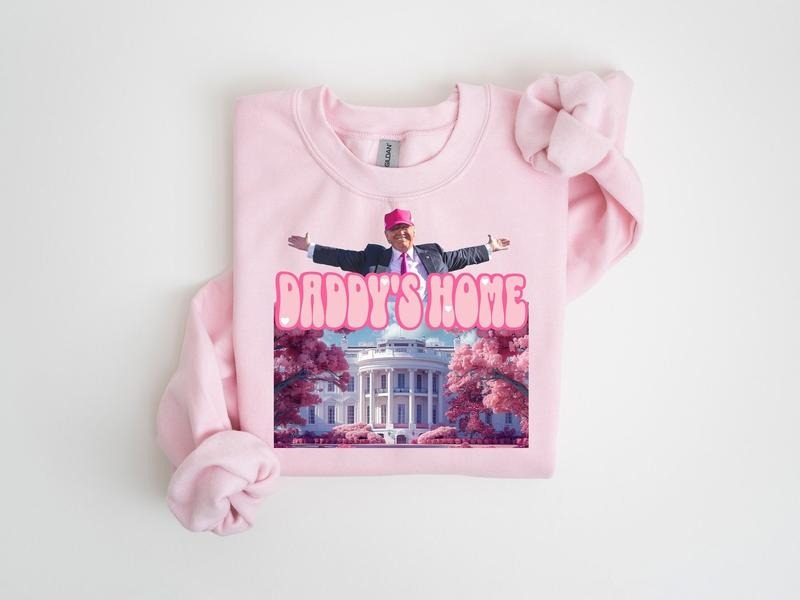 Daddys home shirt, White House trump 2024 shirt get in losers, trump sweatshirt Hoodie | RetroVerseTees.com