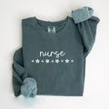Daisy Nurse RN Comfort Colors Sweatshirt, Registered Nurse Sweater, Nursing Crewneck, BSN RN Graduation Gift for New...