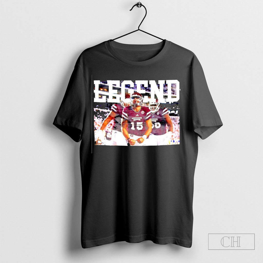 Dak Prescott The Starkville Legend Mississippi State Bulldogs Football Vintage Tee Shirt