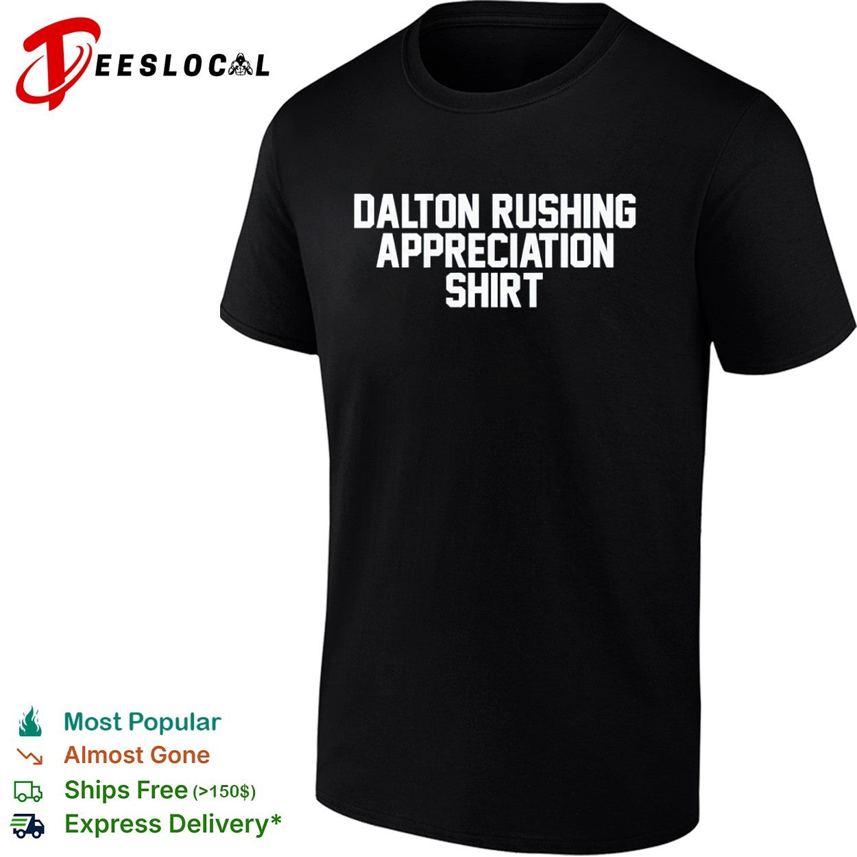 Dalton Rushing Appreciation baseball player shirt