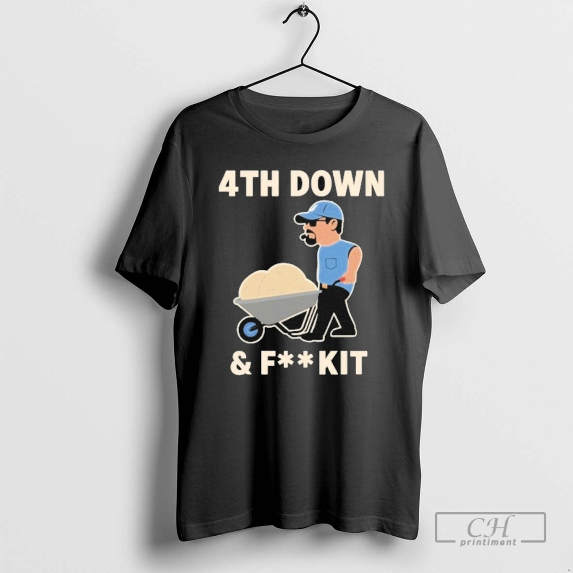 Dan Campbell 4th Down And Fk It T Shirts