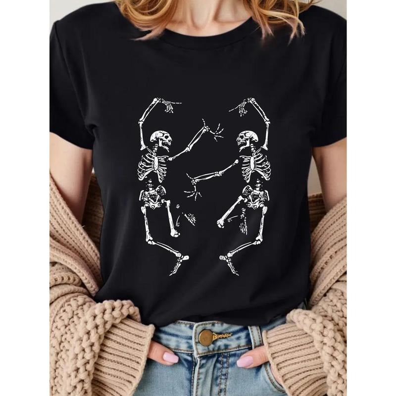 Dance - FOG Skeletons Graphic Tee: WB shield Nod Hidden leaf ninja Retro Gothic TNF style 02 Hoodie, Sweatshirt |...
