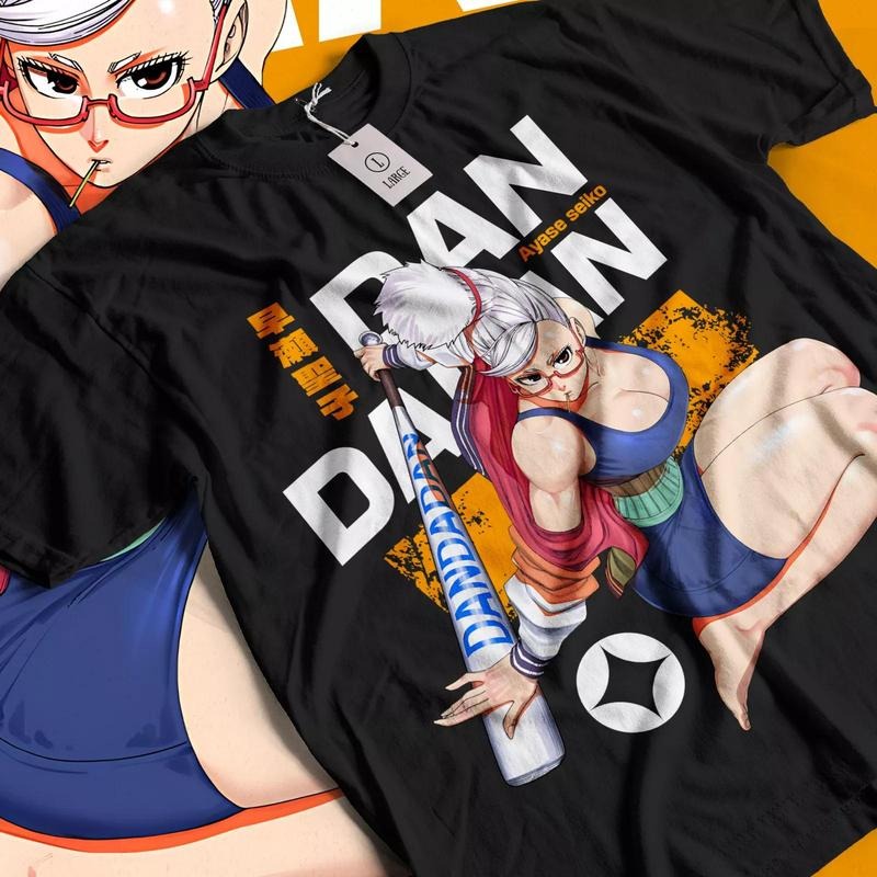 Dandadan Ayase Seiko T-shirt Cosplay Momo Anime Gift Shirt All Sizes Hoodie, Sweatshirt | RetroVerseTees.com