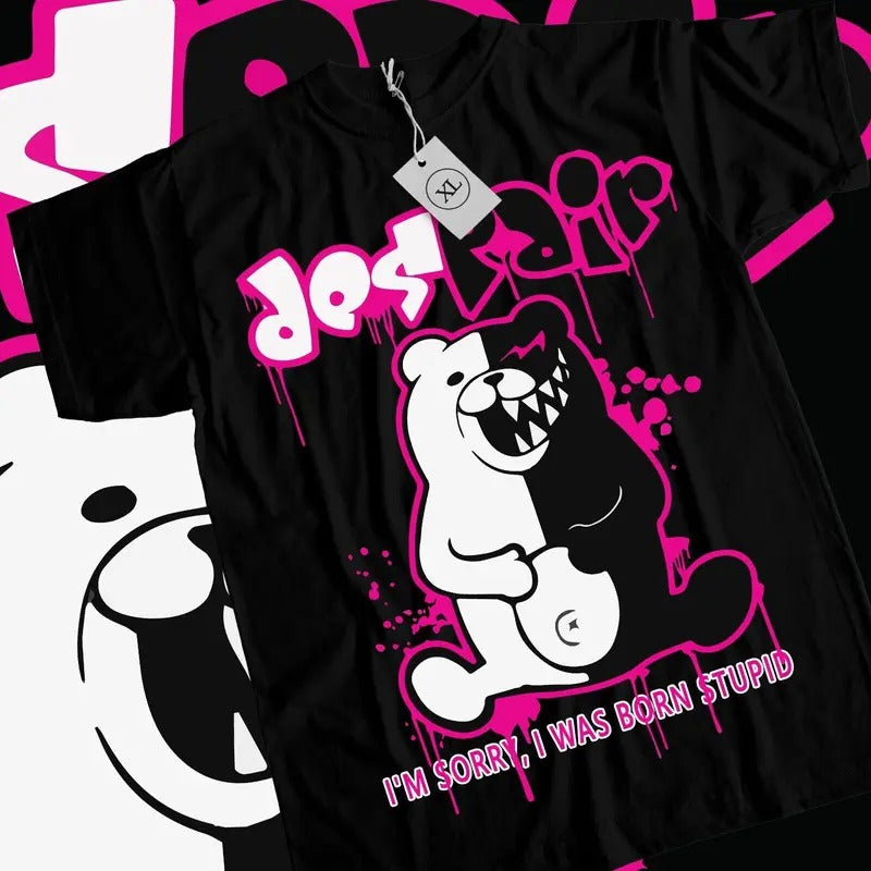 Danganronpa Junko Komaeda T-Shirt S-4XL Monokuma Despair Manga Monobear Hopes shirt Hoodie, Sweatshirt | RetroVerseTees.com