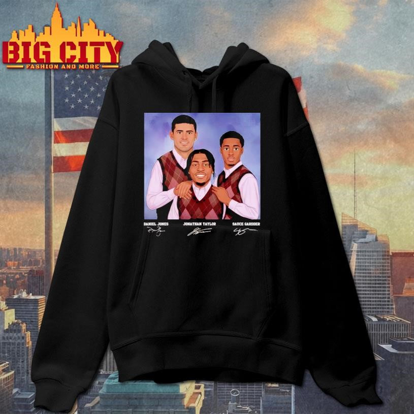 Daniel Jones Jonathan Taylor Sauce Gardner Indianapolis Step Brothers Shirt