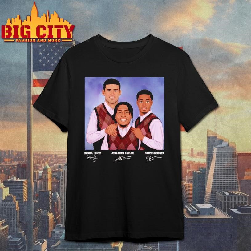 Daniel Jones Jonathan Taylor Sauce Gardner Indianapolis Step Brothers Shirt