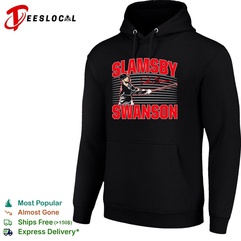 Dansby Swanson Slamsby Signature Baseball shirt