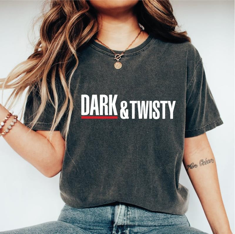 Dark & Twisty Shirt for Women, Moody TNF Tee, FOG Casual Top, Sad Girl Era Graphic, Everyday Fit Hoodie, Sweatshirt