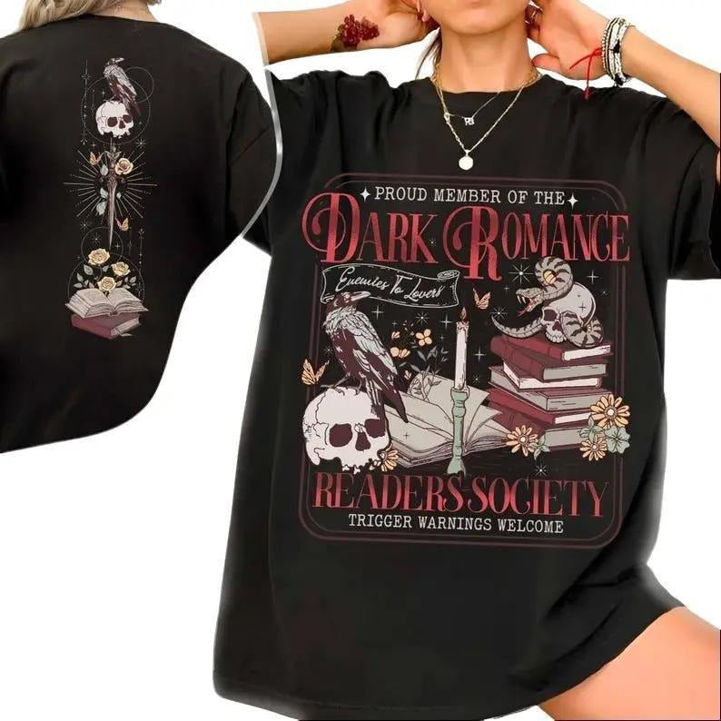 Dark Romance Book Club Shirt, Good Girls Read Dark Romance Shirt, Dark Romance Era, Book Lover, haunting adeline shirt...