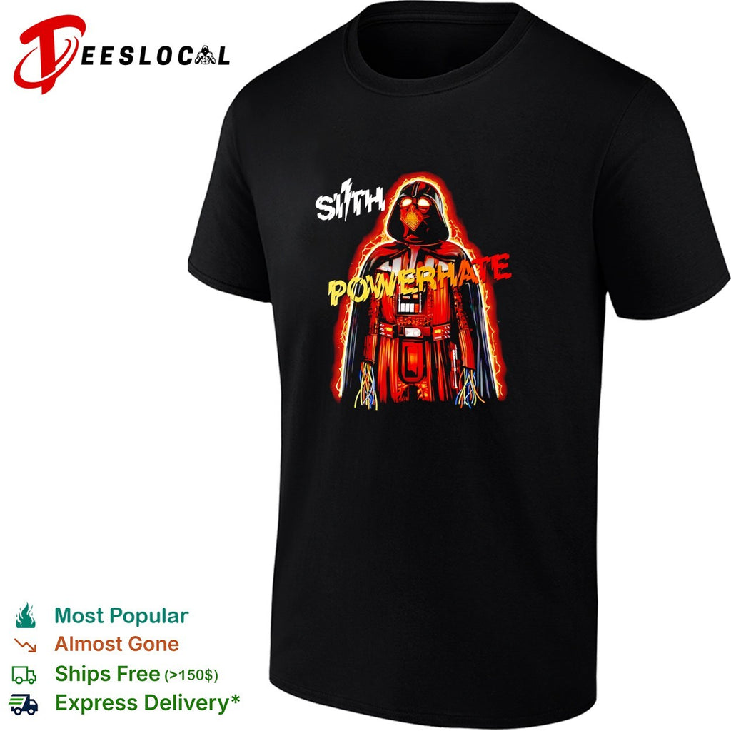 Darth Vader Sith Powerhate lightning shirt