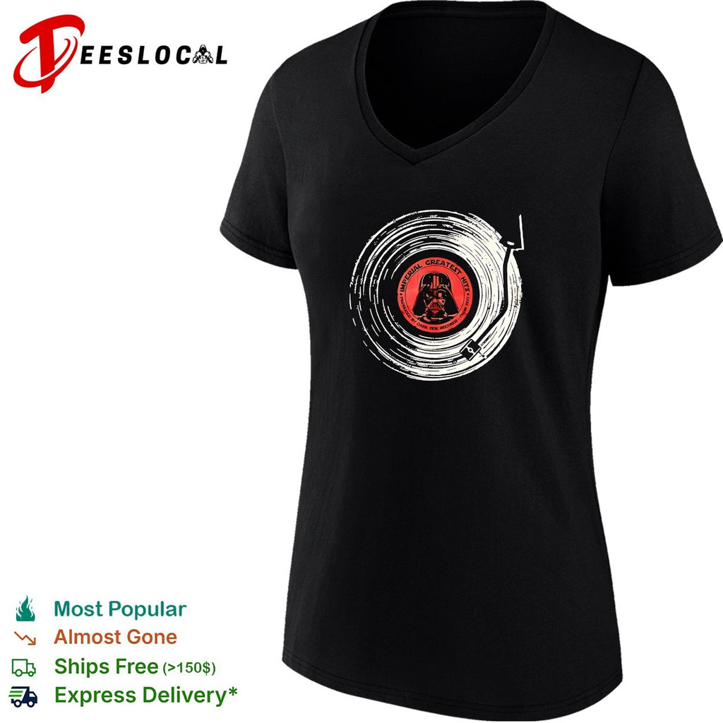 Darth Vader imperial greatest hits vinyl record shirt