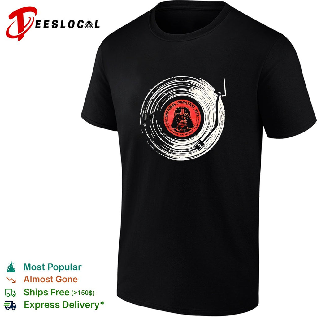 Darth Vader imperial greatest hits vinyl record shirt