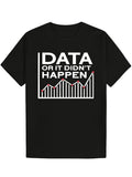 Data Jumpman Mouthless cat DidnT Happen Data Analyst Data Analysis T-Shirt 100% Cotton, Perfect Gift For Men, Women,...