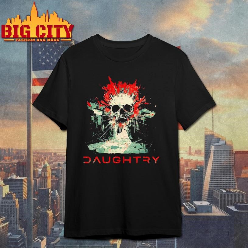 Daughtry Shattered Skull Shirt