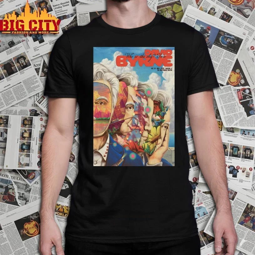 David Byrne Tour Chicago On October 31-Nov 1 2025 Poster shirt
