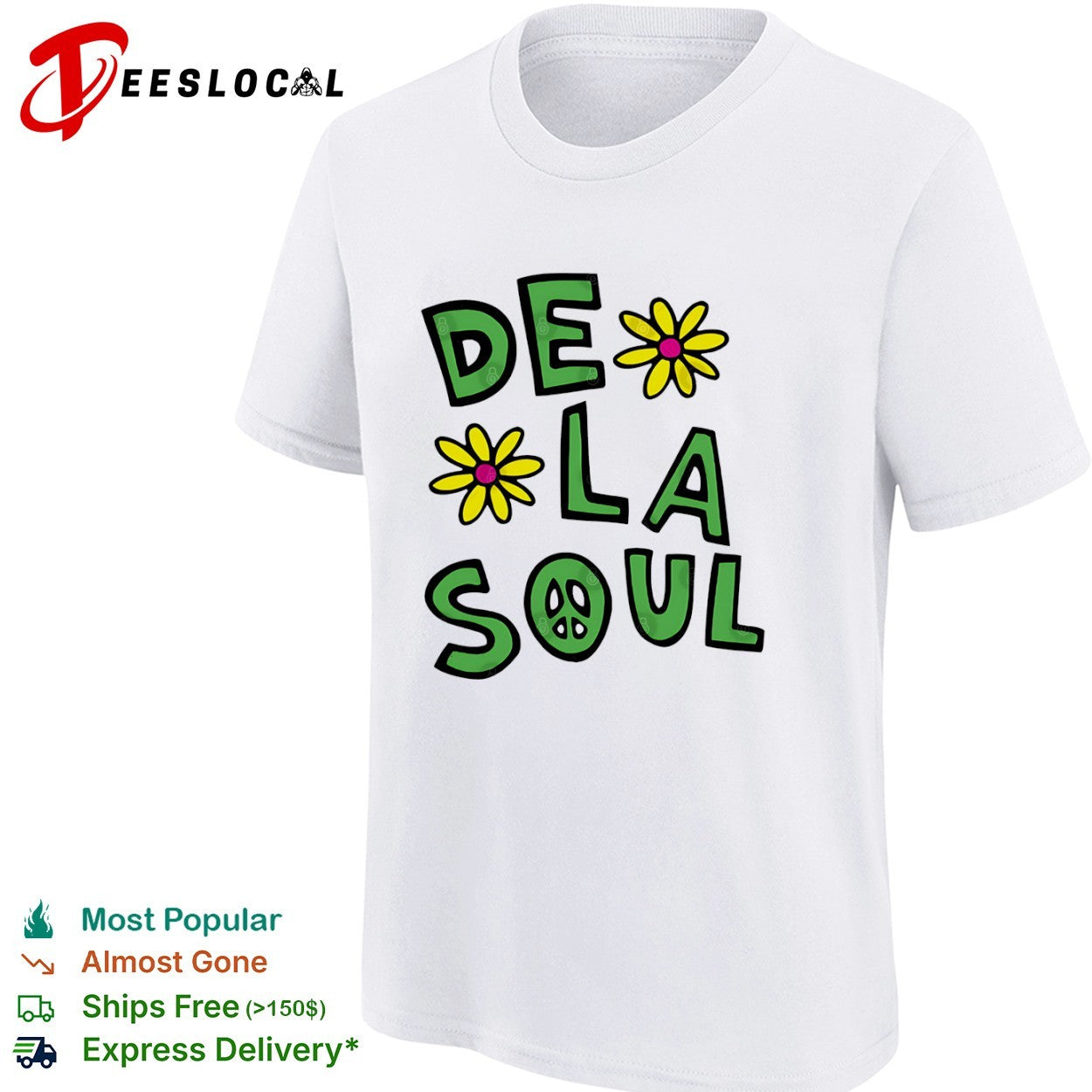 De La Soul Logo hip hop rap 90s daisy age shirt