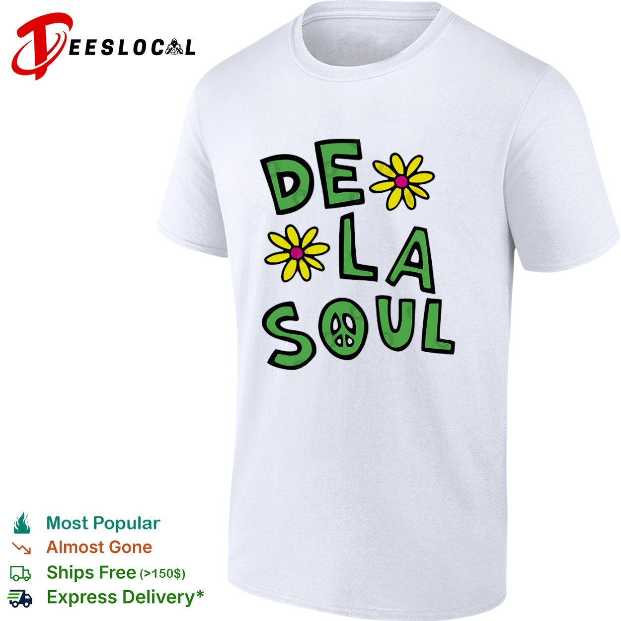 De La Soul Logo hip hop rap 90s daisy age shirt